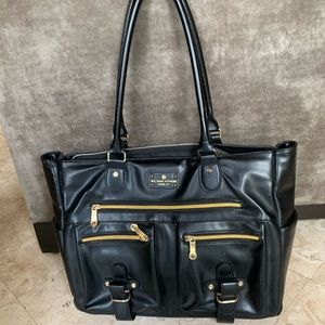 Six Pack Renee Tote - meal prep cooler and laptop